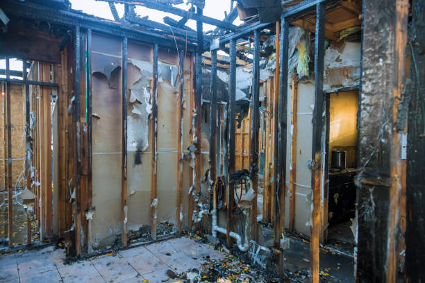 Professional Soot Cleanup technician working in Princeton, NJ